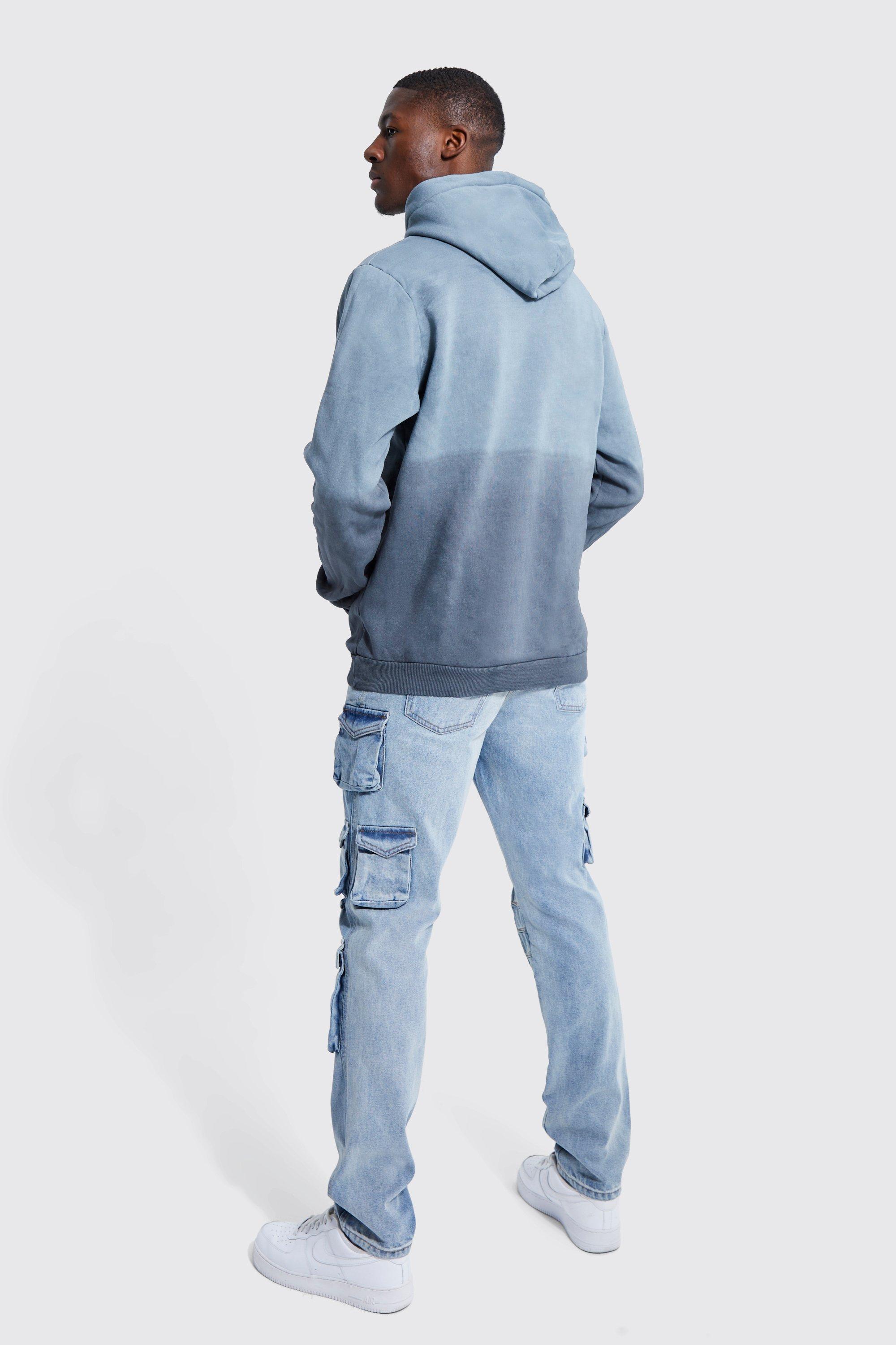 Kith two tone store indigo hoodie